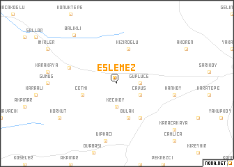 map of Eslemez