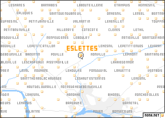 map of Eslettes