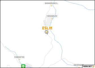 map of Eslīm