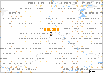 map of Eslohe