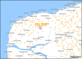 map of Esloso