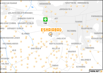 map of Esmā‘īābād