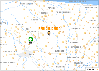 map of Esmā‘īlābād