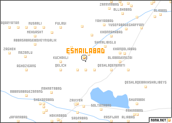 map of Esmā‘īlābād