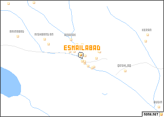 map of Esmā‘īlābād