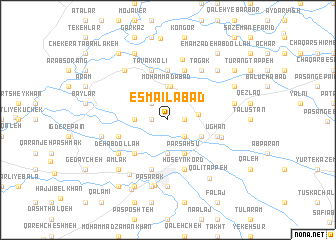 map of Esmā‘īlābād