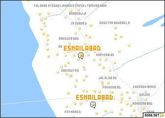 map of Esmā‘īlābād