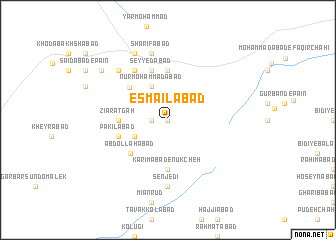 map of Esmā‘īlābād