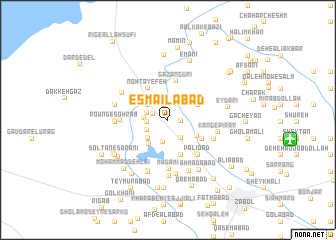 map of Esmā‘īlābād