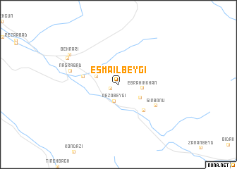 map of Esmā‘īl Beygī