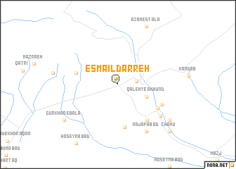 map of Esmā‘īl Darreh