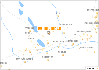map of Esmā‘īlī Bālā