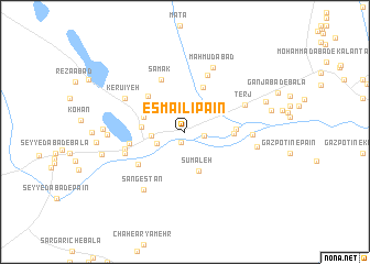 map of Esmā‘īlī Pāʼīn
