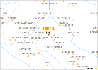 map of Esmā‘īl