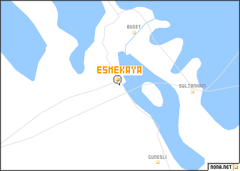 map of Eşmekaya