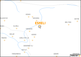 map of Eşmeli