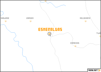 map of Esmeraldas