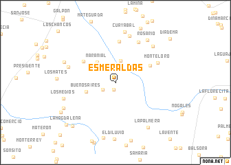 map of Esmeraldas