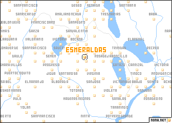 map of Esmeraldas