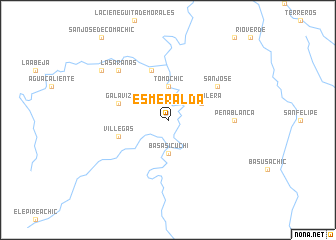 map of Esmeralda