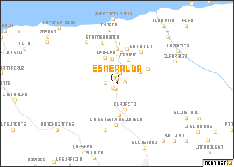 map of Esmeralda