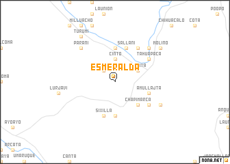 map of Esmeralda