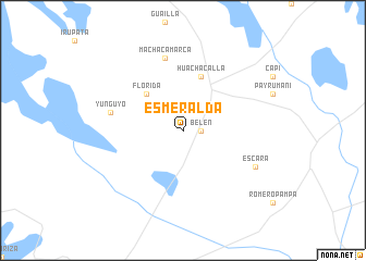 map of Esmeralda