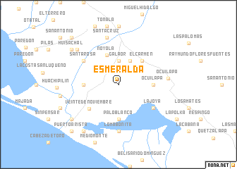 map of Esmeralda