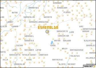 map of Esmeralda