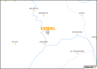 map of Esmeril