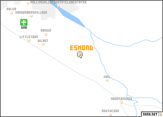 map of Esmond