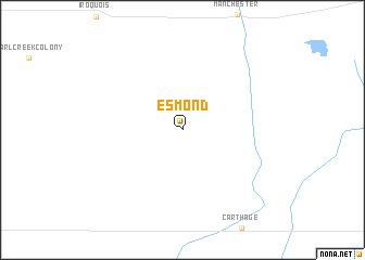 map of Esmond