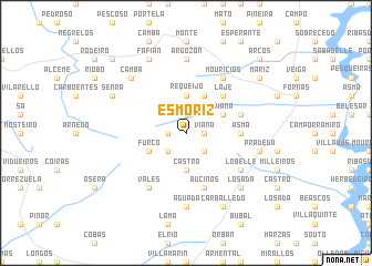 map of Esmoriz