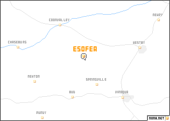 map of Esofea