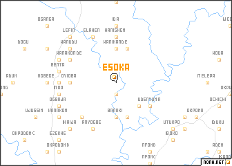 map of Esoka