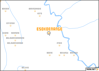 map of Esokoenange