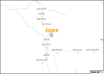 map of Esomo