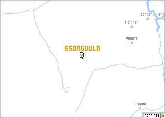 map of Esongu-Ulo