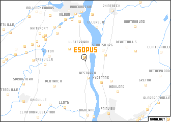 map of Esopus