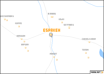 map of Espakeh