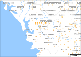 map of Espalá