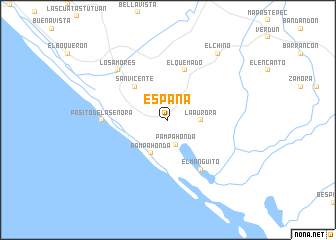 map of España