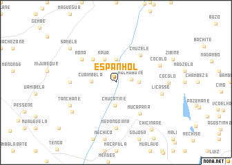 map of Espanhol