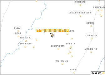 map of Esparramadero