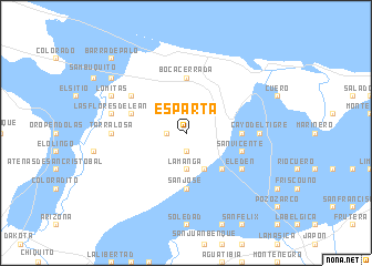 map of Esparta