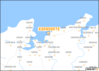 map of Espasante