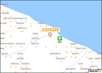 map of Espā Sar