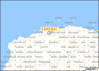 map of Espébac