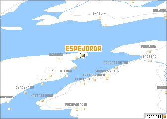 map of Espejorda