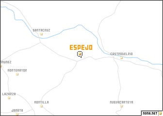 map of Espejo